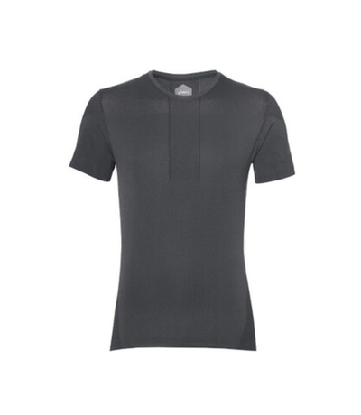 ASICS, SEAMLESS SS TOP, DARK GREY, M