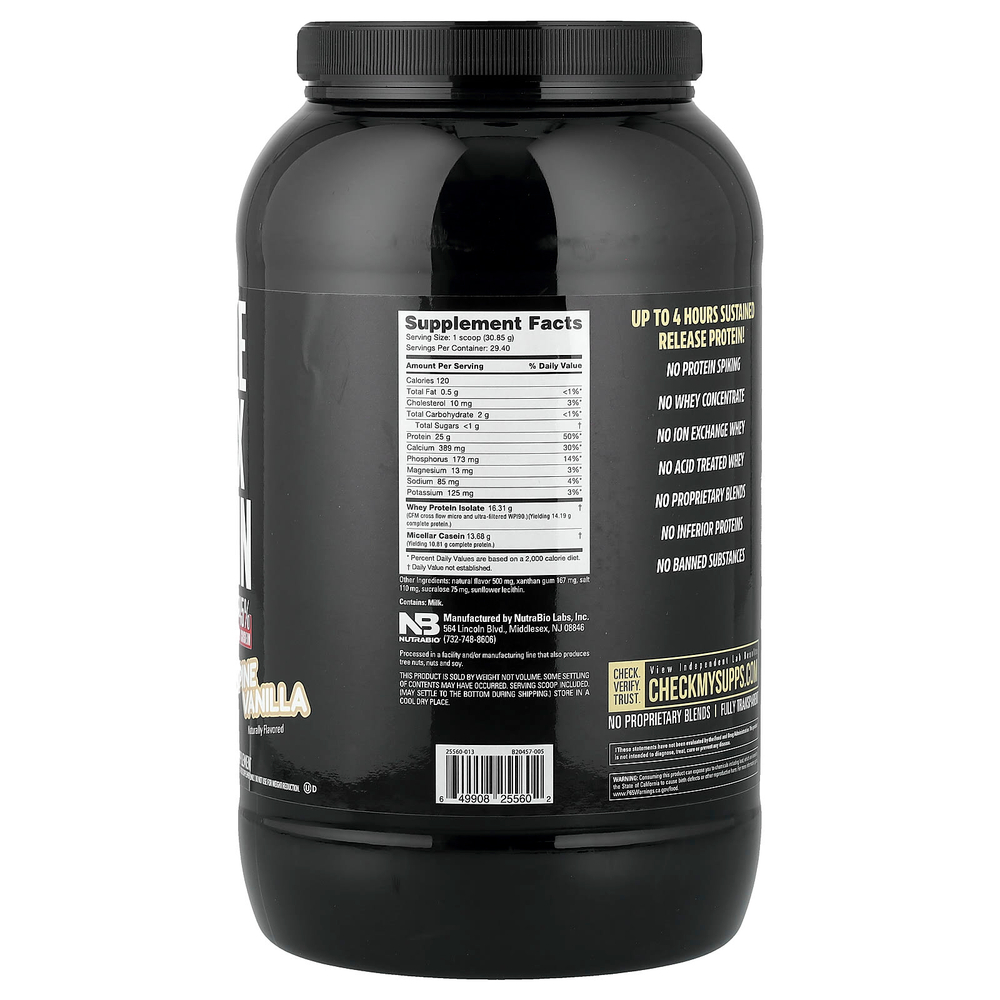 NutraBio, Muscle Matrix Protein, альпийская ваниль, 907 г (2 фунта)