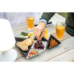 Менажница tangram ready, черно-бело-серая