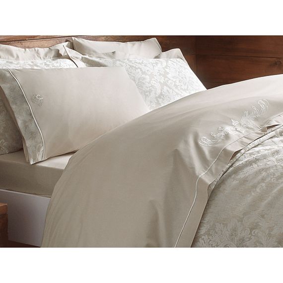 Постельное белье VITALY лен жаккард  deluxe TIVOLYO HOME Турция