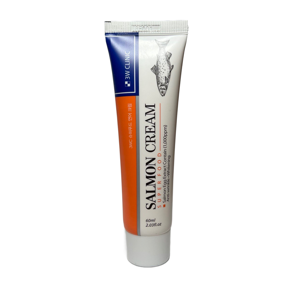 Крем для лица 3W Clinic Super Food Salmon с экстрактом лосося Cream 60 мл