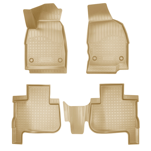 Ковры в салон Norplast/Unidec для Great Wall Wingle 7 (2020-)Полиуретан,Бежевый, арт.NPA11-C29-910-B