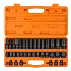 Головки ударные, набор 35пр., 1/2''(6гр.) Partner PA-4353-5MPB