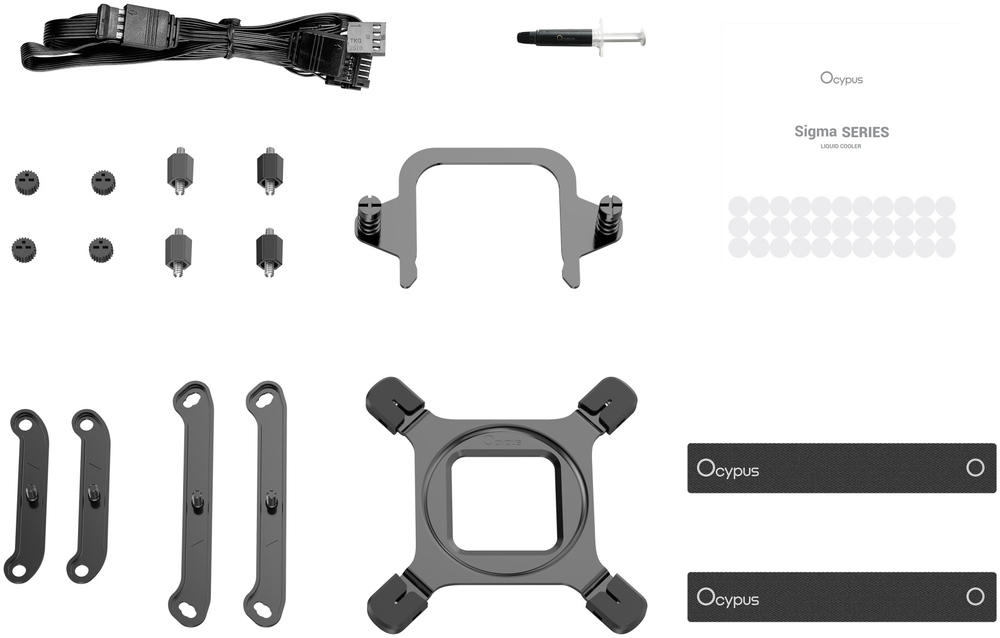 Ocypus Sigma L36 BK ARGB, Sigma-L36-BK3AAWWN00X-GL черный