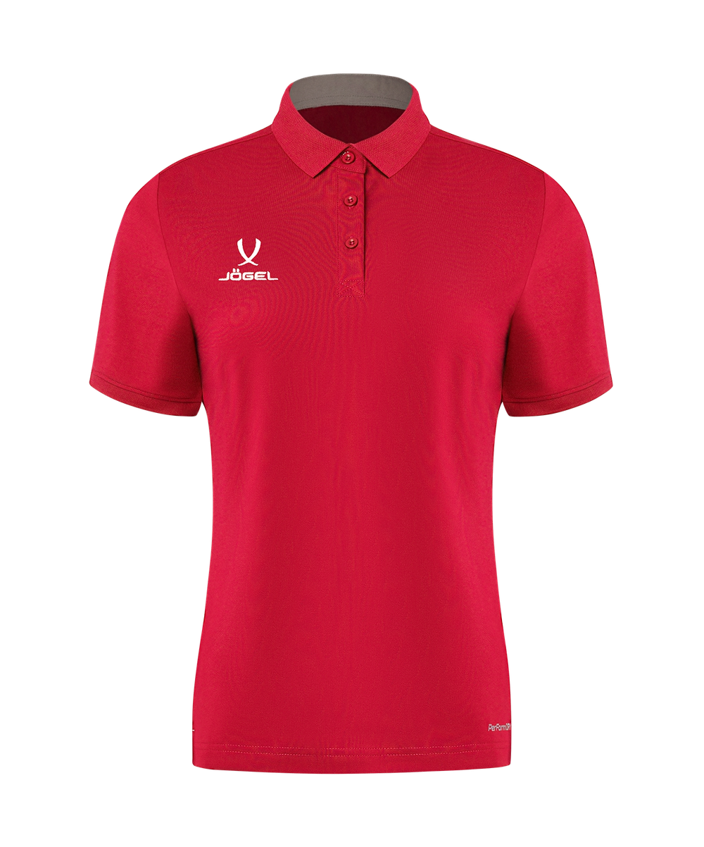 Поло женское JÖGEL PREMIER PerFormDRY CVC Polo W, красный