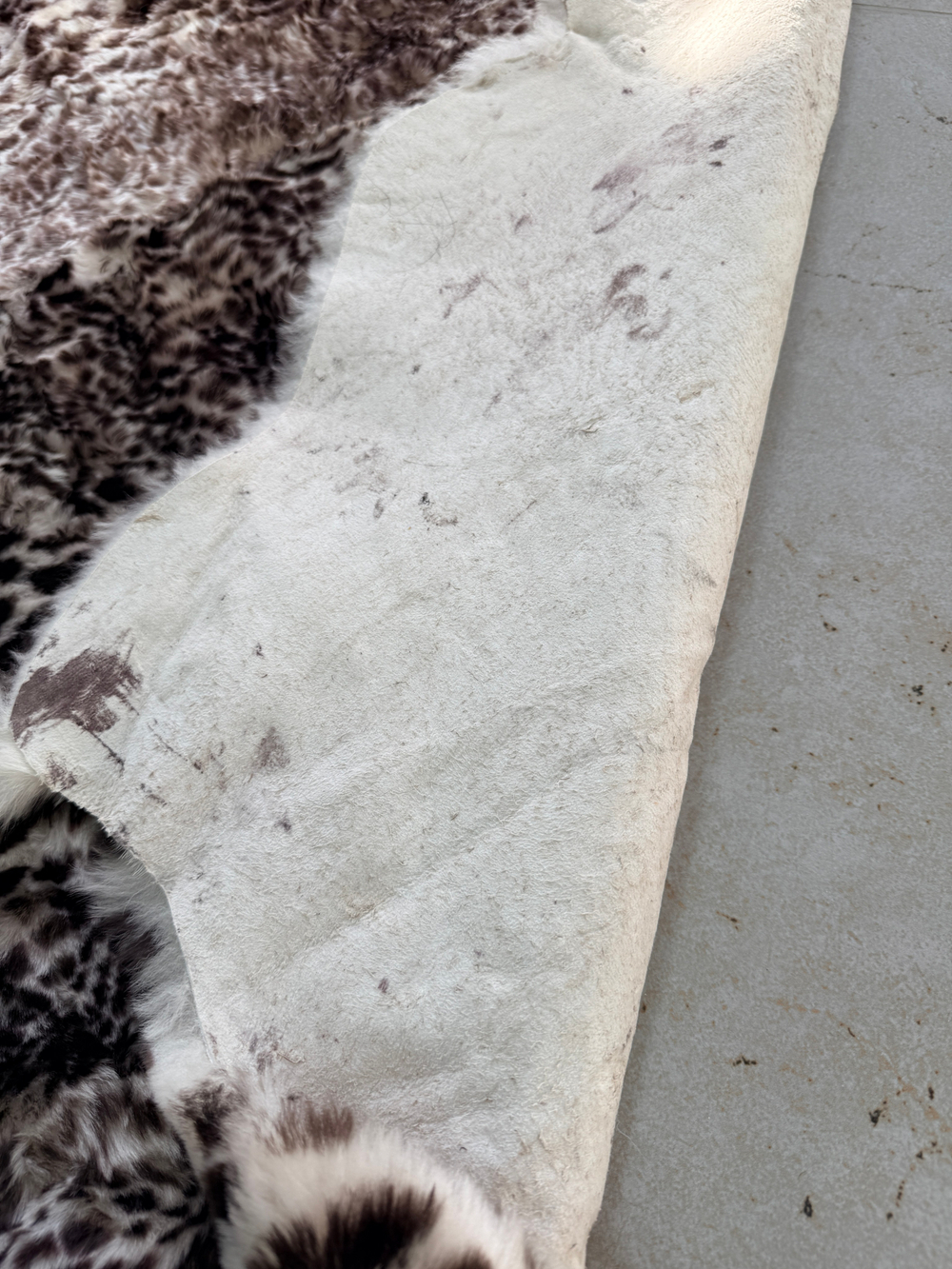 Ковер шкура натуральная овчина Меховой