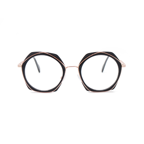 Оправа шестигранник Andy Wolf 4799 01 черная с золотом