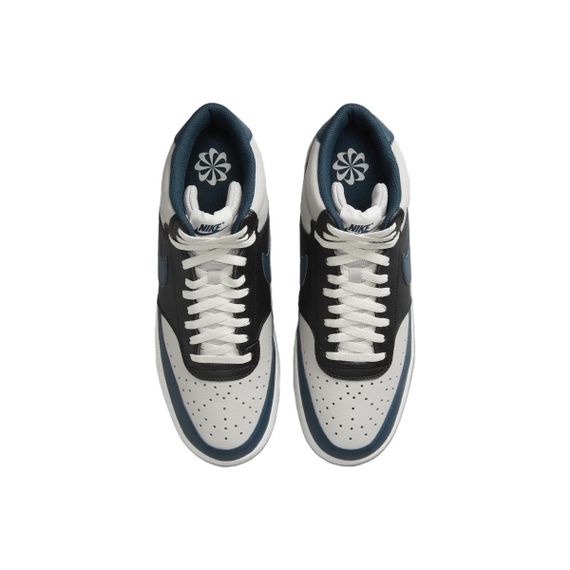 NIKE Court Vision Повседневная обувь MID Топ Свет Лимонит/Призрачный/Черный/Арсенал Морской синий Мужской