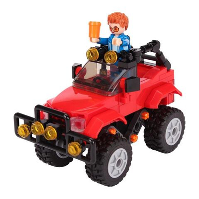 Конструктор блочный Слубан Город. Внедорожник (135 дет.1 фигур.) (Арт. M38-B0902)