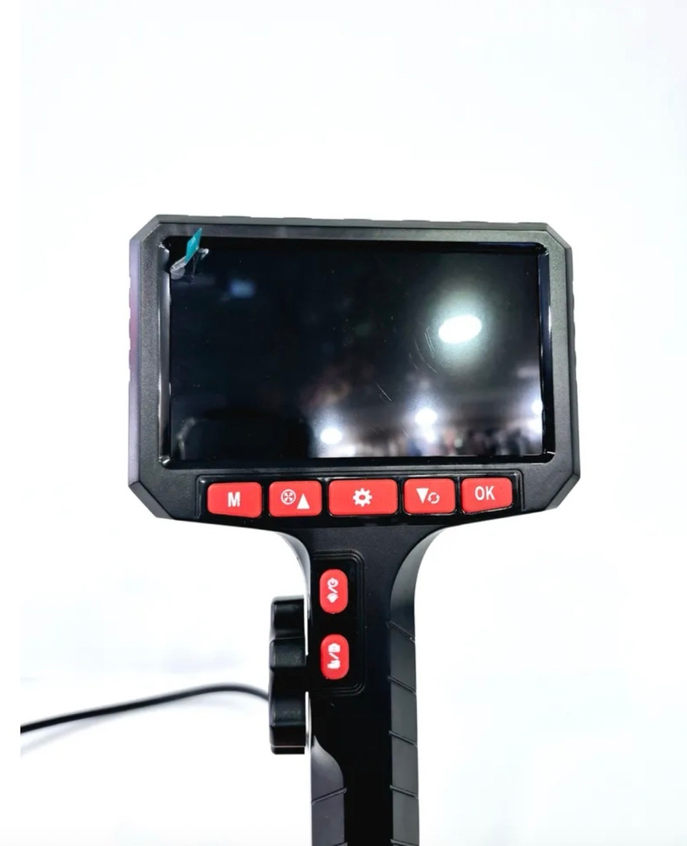 J500 / 2 Эндоскоп поворотный J500 (5 дюймов, 6мм линза, 1 метр, твёрдый кабель, 2АЧ