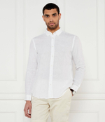 Льняная рубашка H-ROAN-BD-E-C1-243 BOSS BLACK - белый(50520283)