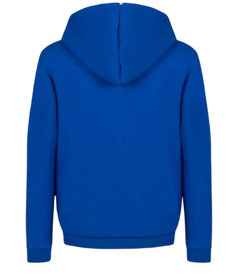 Кофта для мальчика теннисная Le Coq Sportif ESS Hoody N°2 FW22 - bleu electro
