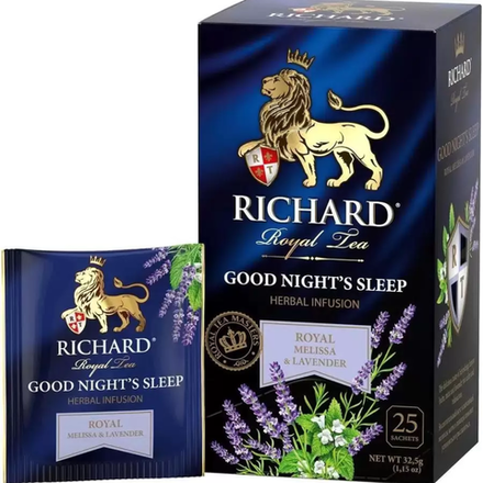 Чай зеленый Richard Royal Mellissa & Lavander 25 пакетиков