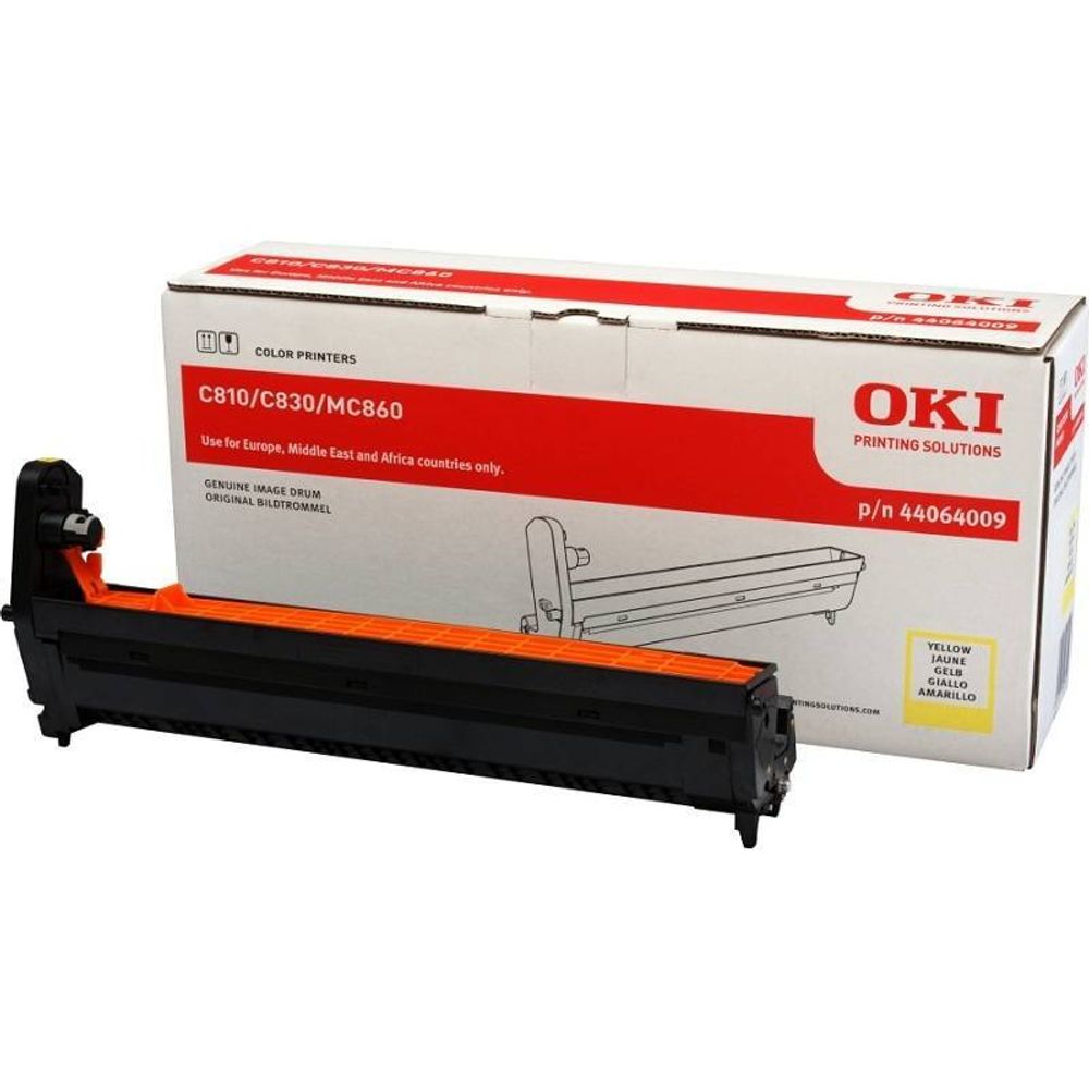 Фотобарабан Oki C801/C810/C821/C830/MC860/MC851/MC861 желтый 44064009