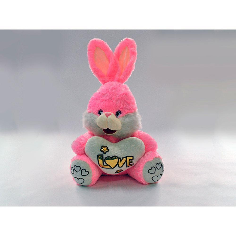 Заяц с сердцем "LOVE" №1 40х52х32см (Hand)