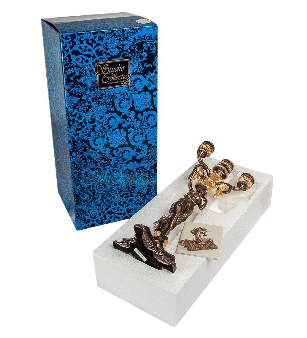 Veronese WS-690/ 2 Канделябр в древнеримском стиле «Девушка»