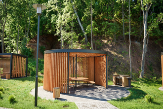 Уличные беседки