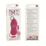 Розовые вибропули DUPLICITY серии BODY&SOUL
