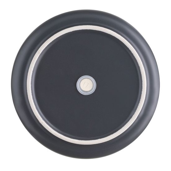 Горшок цветочный серого цвета из коллекции edge, 2,7 л