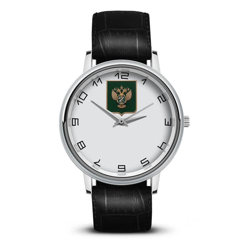 Наручные часы "герб Росимущества щит 02" Декор для дома, подарок