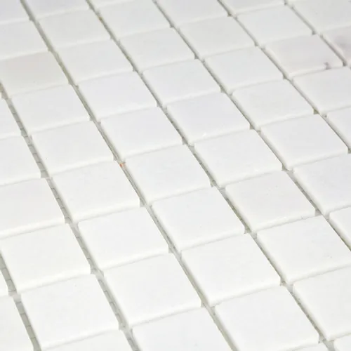 DAO-614-23-4 Мозаика из мрамора thassos white белая