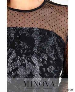 Платье 1156-черный Minova