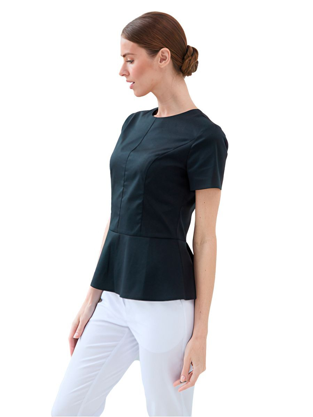 Туника медицинская женская Dr. Nice DRN477 "Алекс", с коротким рукавом, розовый, 42