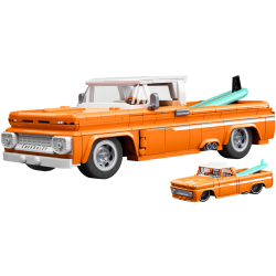 Mattel Brick Shop - КОНСТРУКТОР HOT WHEELS Elite Series Custom '62 Chevy Pickup 858 элементов JFT20