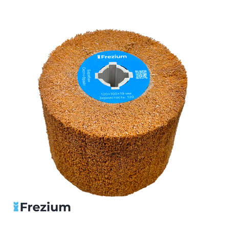 Барабан скотч-Брайт Frezium 120x100x19 мм Зернистость 120