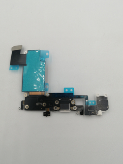 Шлейф для Apple iPhone 6S Plus на системный разъем + микрофон Белый