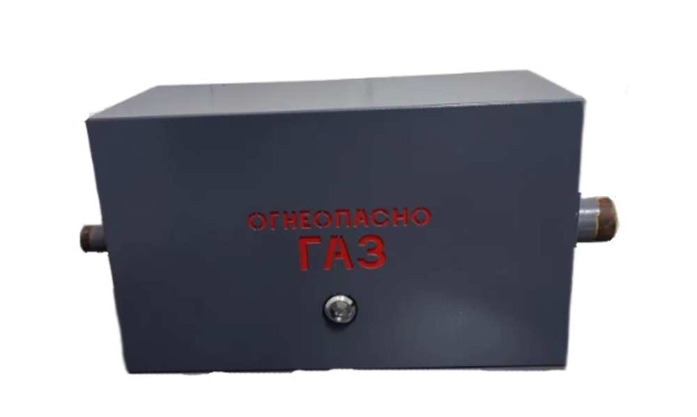 Шкафной газораспределительный пункт ГРПШ ОХТА-RF-10-1-ЛП (серый)