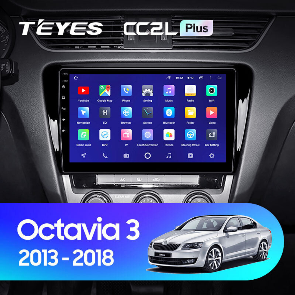 Teyes CC2L Plus 10.2" для Skoda Octavia 2013-2018