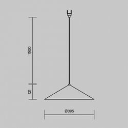 Подвесной светильник Maytoni Campana O-TR01-1-P-12WB3K