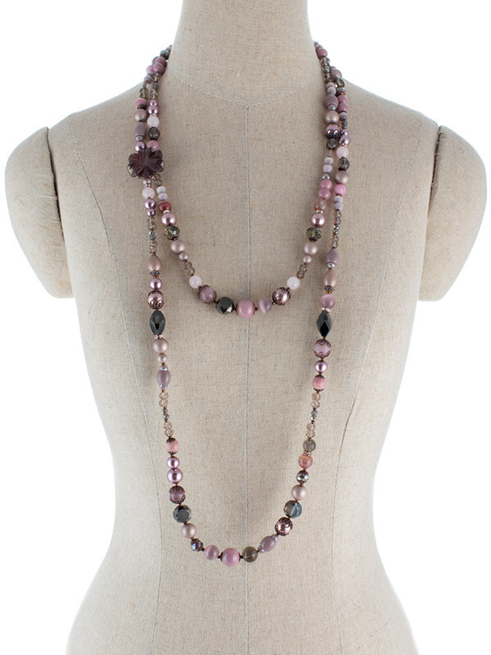 10124031 Колье Роман с камнем - Розалия