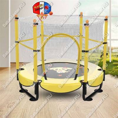 Батут с сеткой, диаметр 5 фт