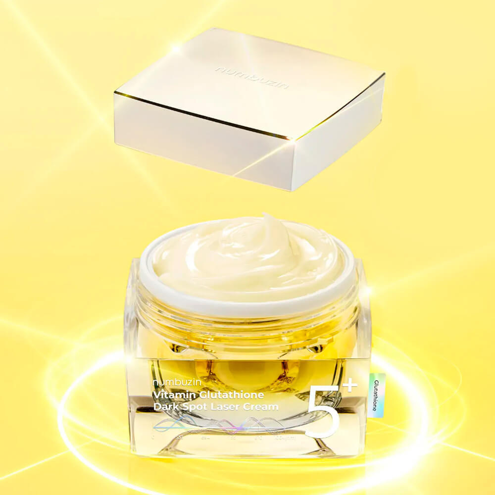 Крем с глутатионом осветляющий Numbuzin No.5 Vitamin Glutathione Dark Spot Laser Cream, 50 мл