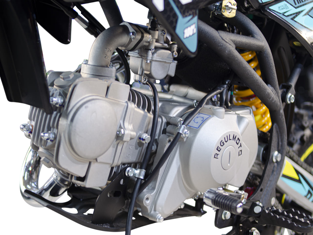 Питбайк Regulmoto SEVEN 125сс черный/желтый/синий