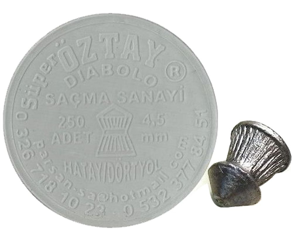 Пули для пневматики Oztay 4,5 mm 250 шт