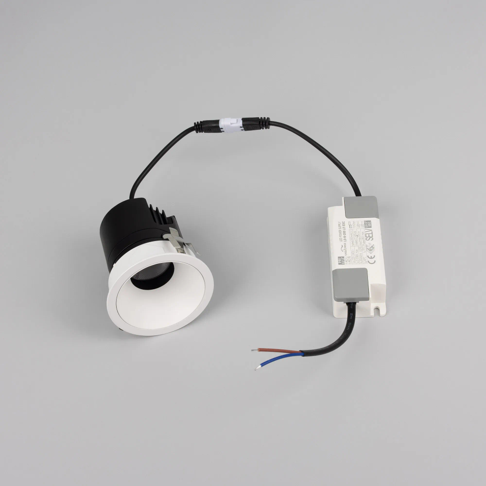 Светильник MS-ARADO-BUILT-R65-9W Warm3000 (WH-WH, 24 deg, 230V) (Arlight, IP20 Металл, 5 лет) 059105