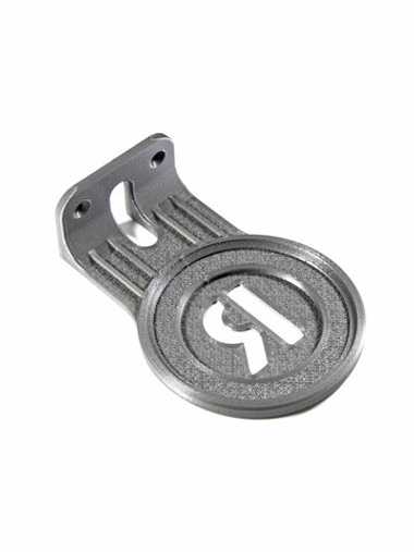 Настенный кронштейн-полка для Яндекс станций (Алиса) Лайт 2, серый, 3D печать, совместимость YNDX-00026