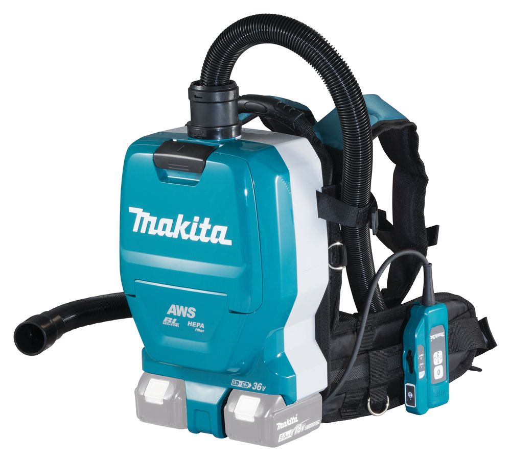 Уцененный аккумуляторный ранцевый пылесос Makita DVC265ZXU