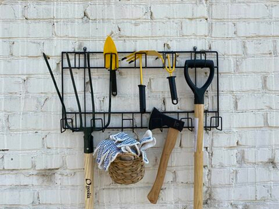 Вешалка для садового инструмента двухъярусная 0,66 х 0,34 м М0000260