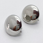 Ювелирные швензы с родиевым покрытием, 15*15 мм, цена за пару