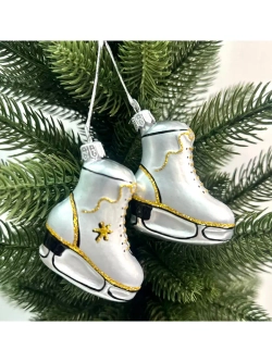 Елочное украшение Коньки-2 шт