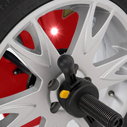 Станок балансировочный ROSSVIK VT-64, 220В, RAL3020 КРАСНЫЙ