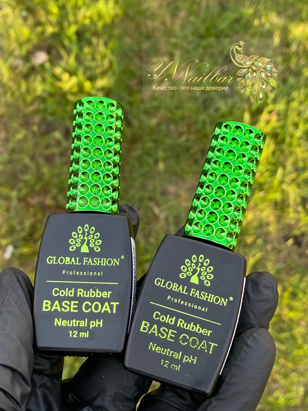 База для гель лака Global Fashion, Rubber Base Coat without Chemical 12 мл