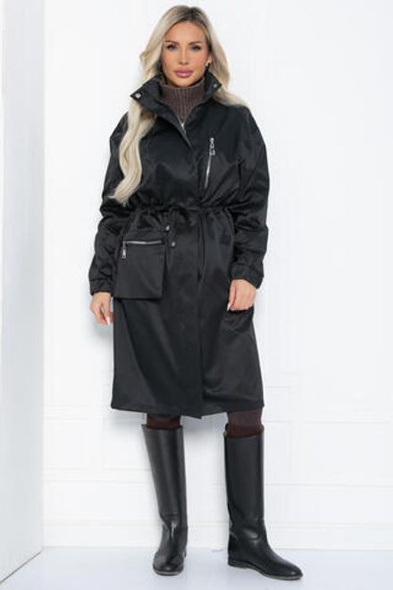 Плащ Весна близко (черный) Б12513-7 LT Collection