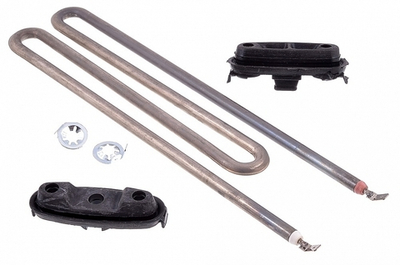 Тэн 2100W, прямой,L=295 мм, съемная резинка, для Miele