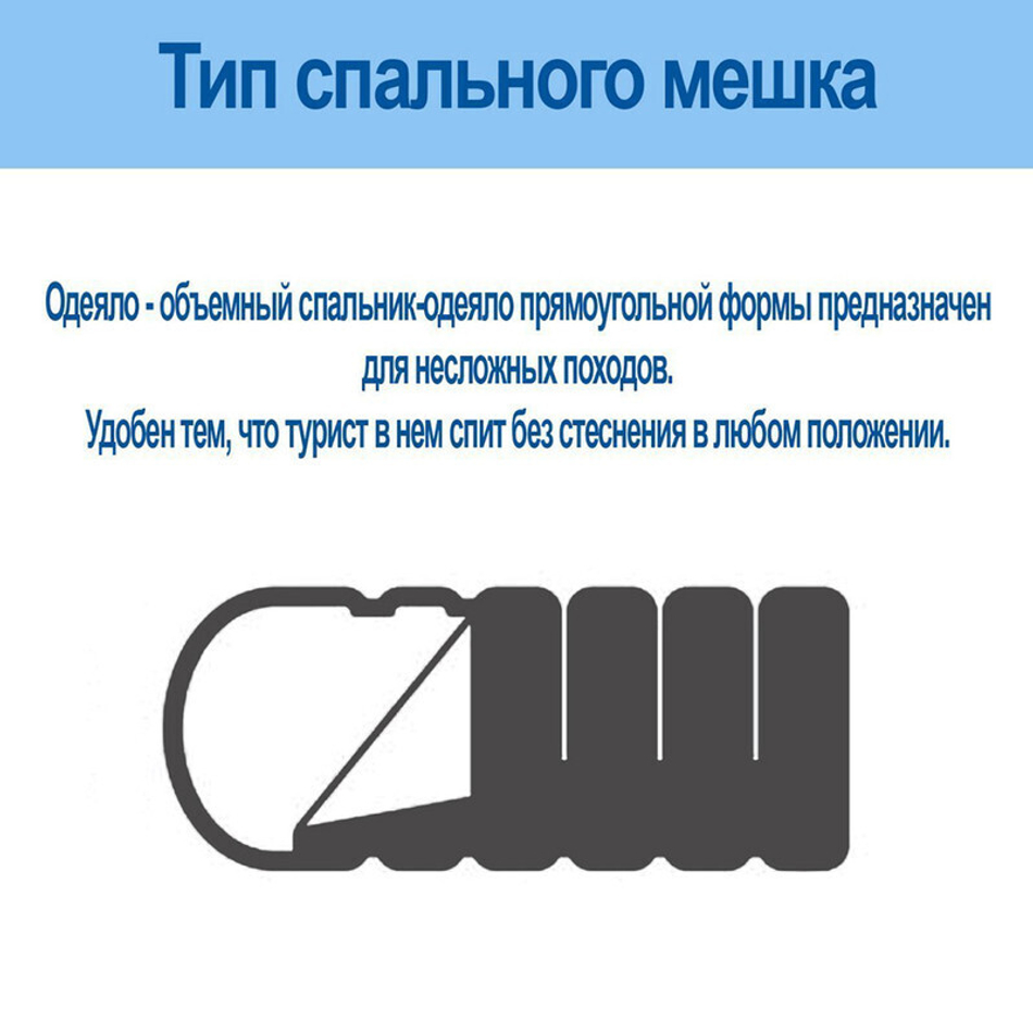 Спальный мешок одеяло, 205х90 см, 2 сл, ПЭ, холлофайбер, Bestway, шт