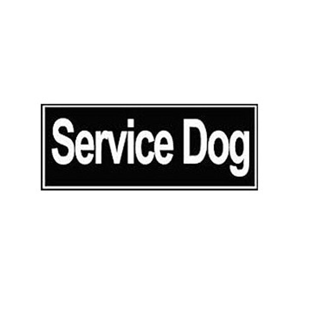 Надпись Service Dog 1шт